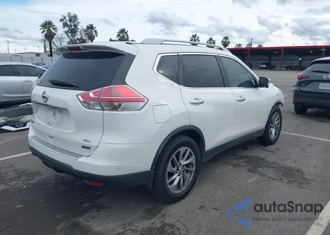 2014 Nissan Rogue Sl z USA, uszkodzony, nr VIN 5N1AT2MT1EC775520